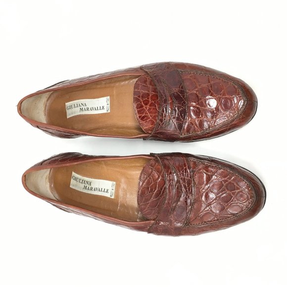 Giuliana Maravalle Loafers Shoe Size 9.5 Crocodile main image 10